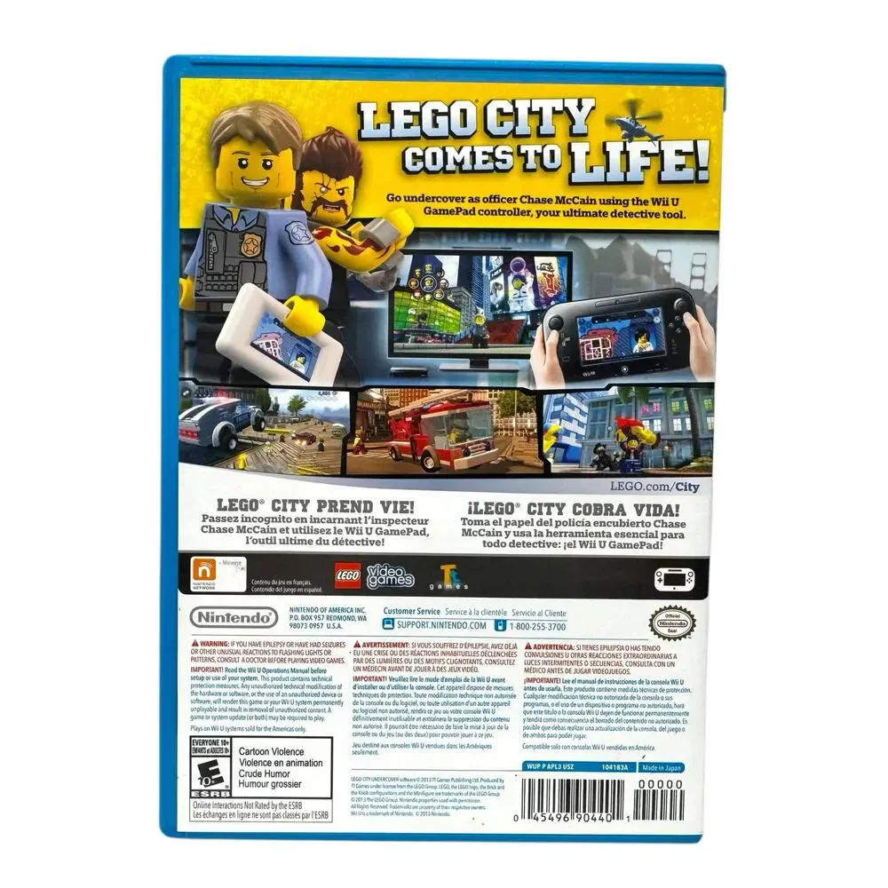 LEGO City Undercover Wii U Nintendo Selects Complete